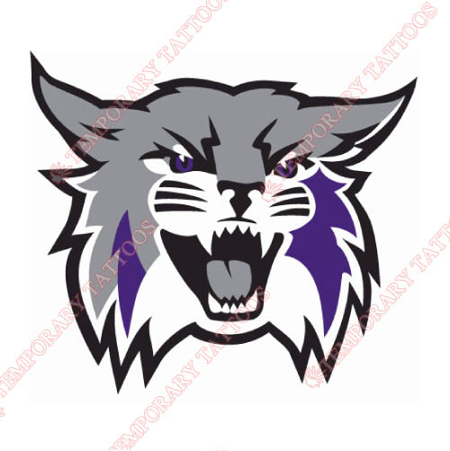 Weber State Wildcats Customize Temporary Tattoos Stickers NO.6918